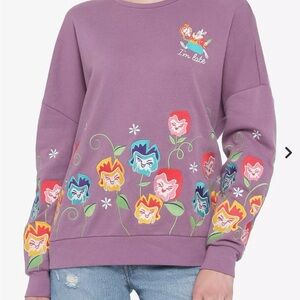 Her Universe Purple Floral Sweater